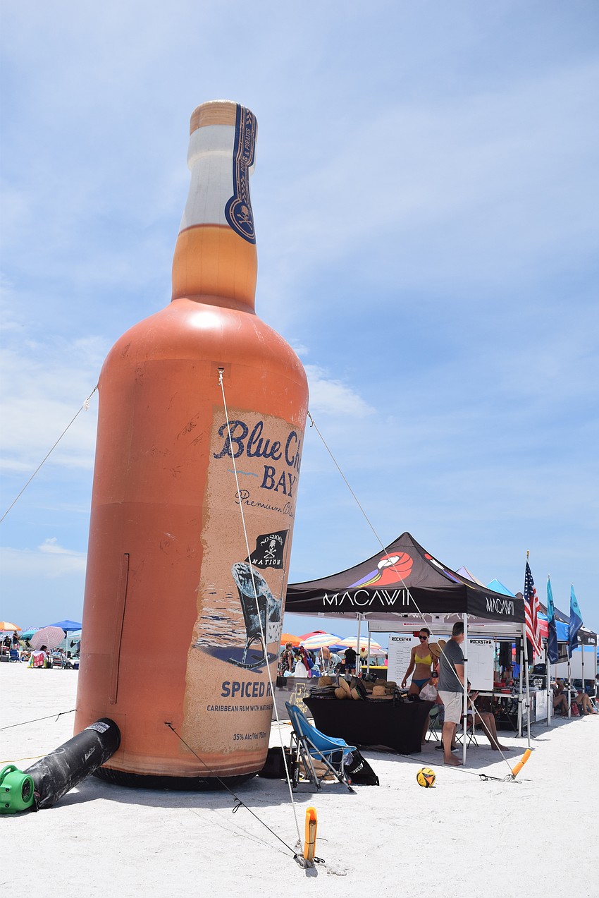 The July Independence Volleyball Tournament on Lido Key Beach.
