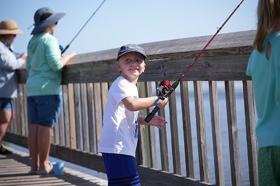 Flagler Sportfishing Club and Kids4Reel are sponsoring their free kids' fishing clinic on Saturday, July 29. File photo by Danny Broadhurst