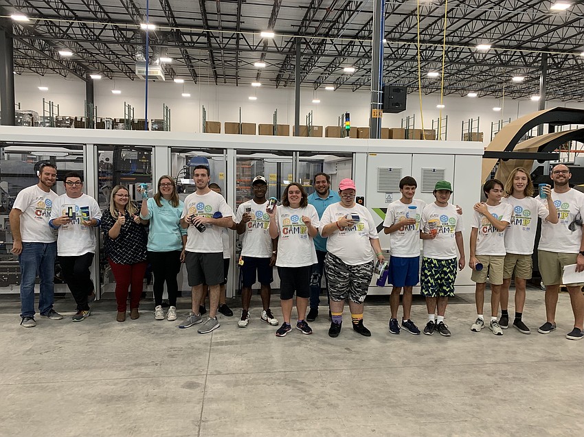 Students tour local manufacturing plants as part of a summer camp that introduces them to possible job opportunities.