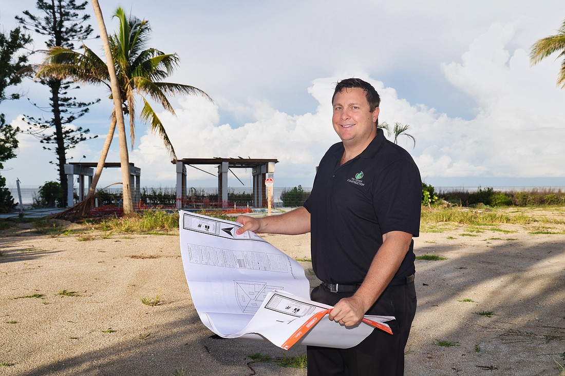 Marc Devisee and his firm Tri-Town Construction is working on a new homes project on post-Hurricane Ian Fort Myers Beach.