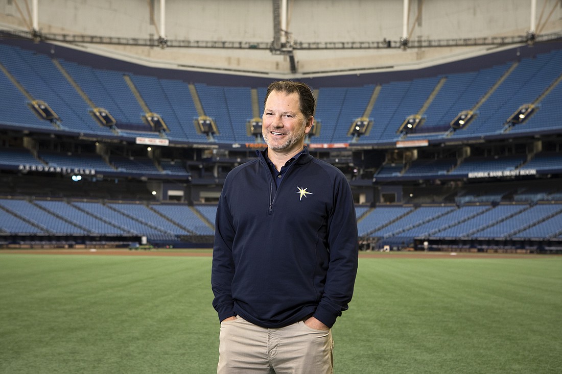 Tampa Bay Rays' top official juggles multiple tasks in building