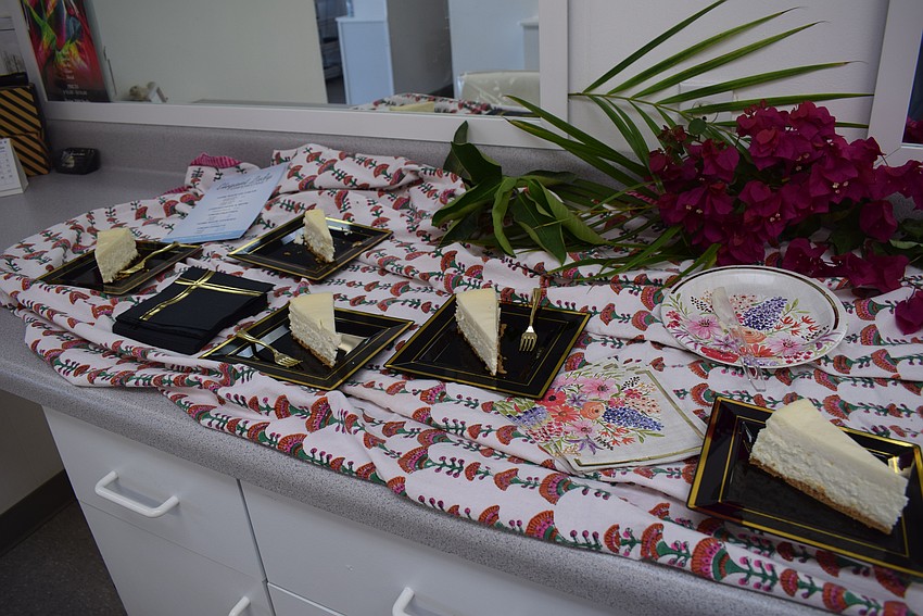 Cheesecake provided by Elegant Lady Cheesecake Parlor