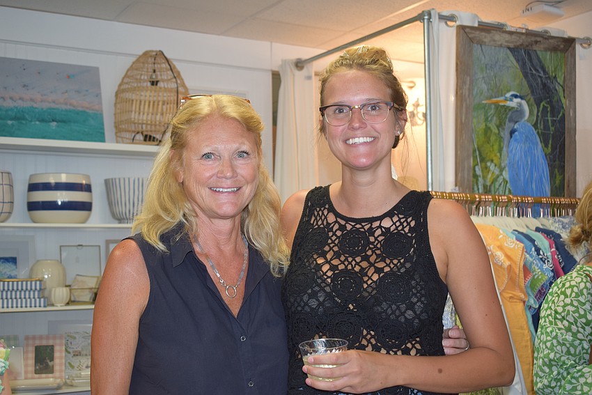 Helena and Helen Elardo at Driftwood Beach Home and Garden