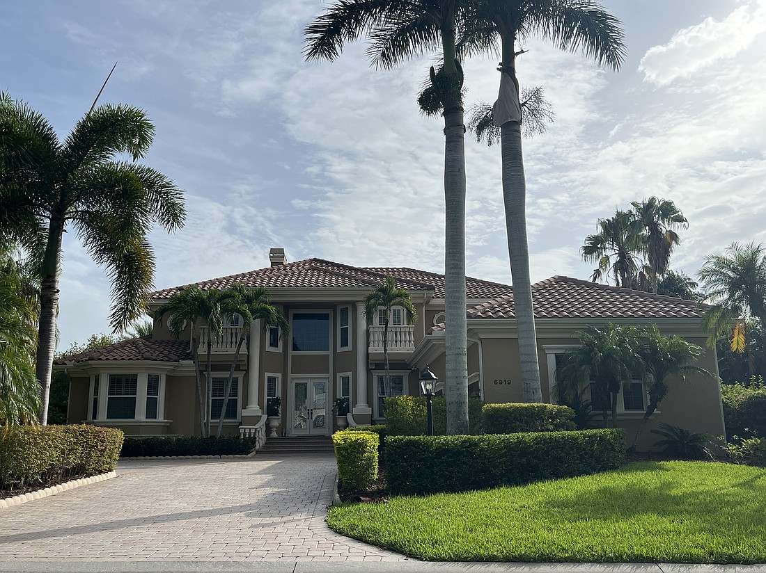 This Country Club home at 6919 Westchester Circle sold for $2.4 million. It has four bedrooms, five baths, a pool and 4,737 square feet of living area.