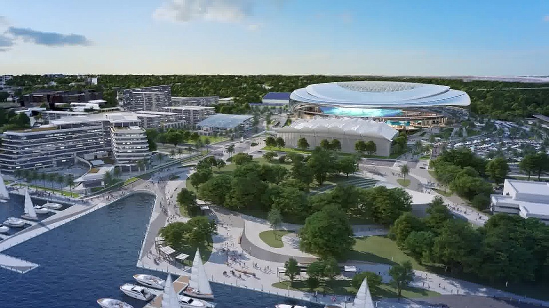 In June, the Jaguars announced the organization’s vision for a $1.2 billion to $1.4 billion renovated “stadium of the future.”