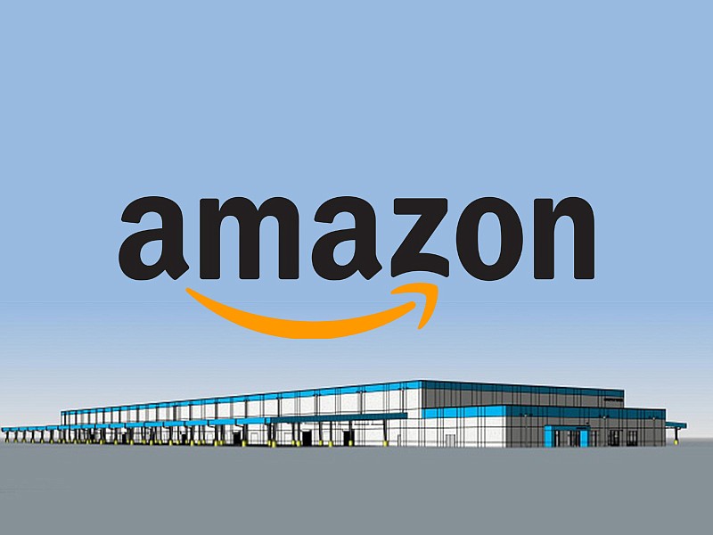 A rendering of the proposed Amazon.com delivery station at Craig Airport.