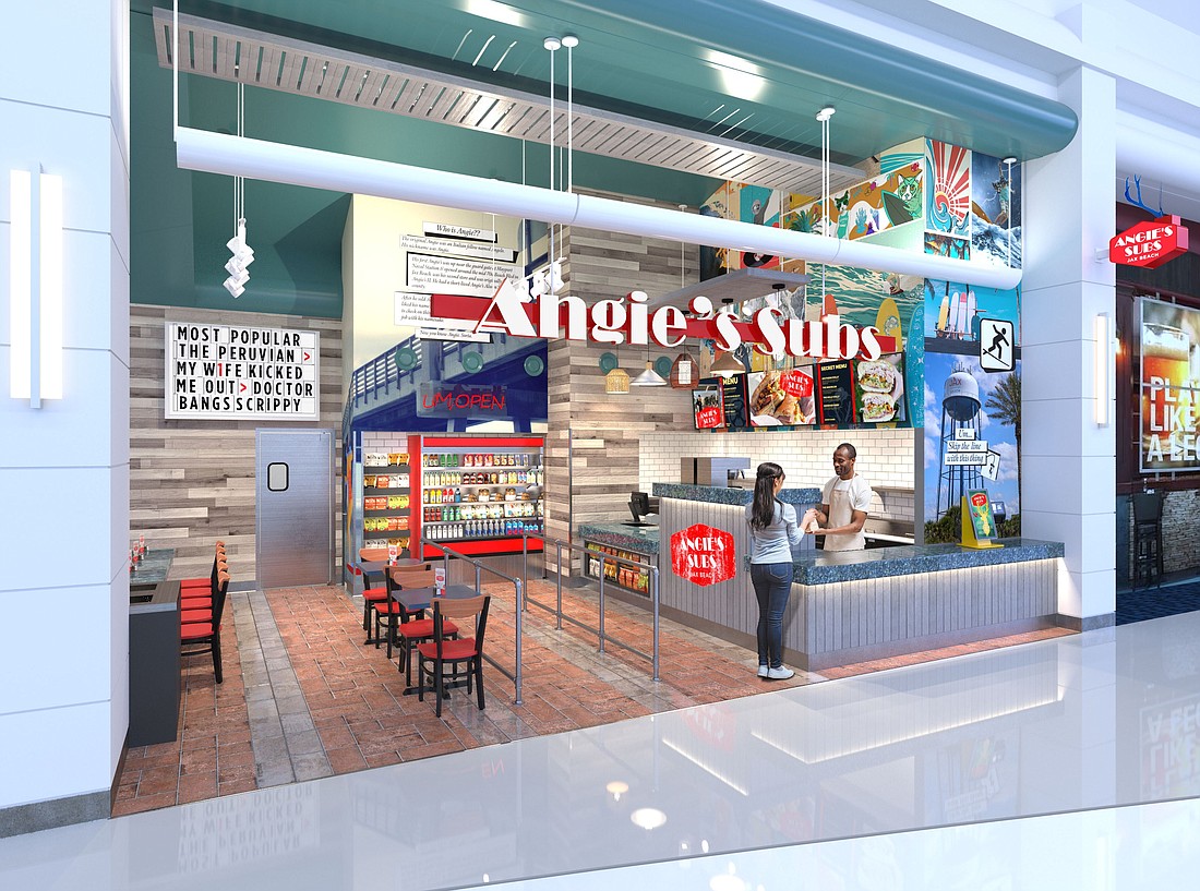 Angie's Subs is planned to open inside Jacksonville International Airport in early 2024.