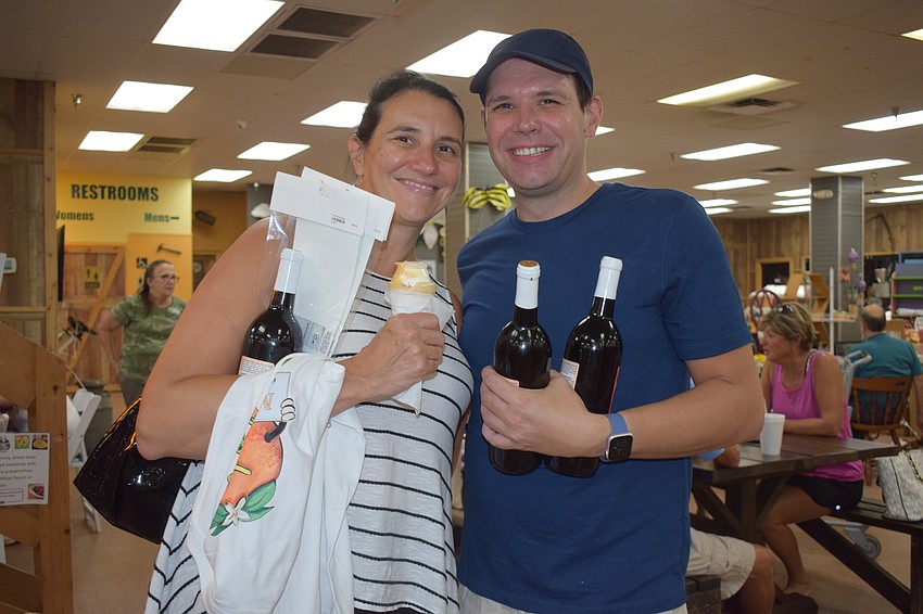 Becky Benjamin and Kevin Mattos visit Mixon Fruit Farms from Rhode Island for the last time as the farm closes its doors. They've been visiting the farm for the past 40 years. 