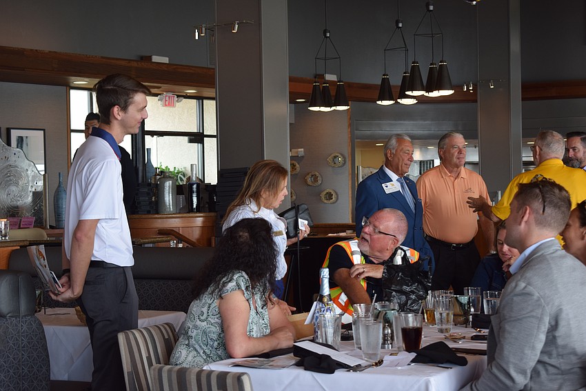Networking at Noon was hosted at the Chart House from 11:30 p.m. to 1:30 p.m.