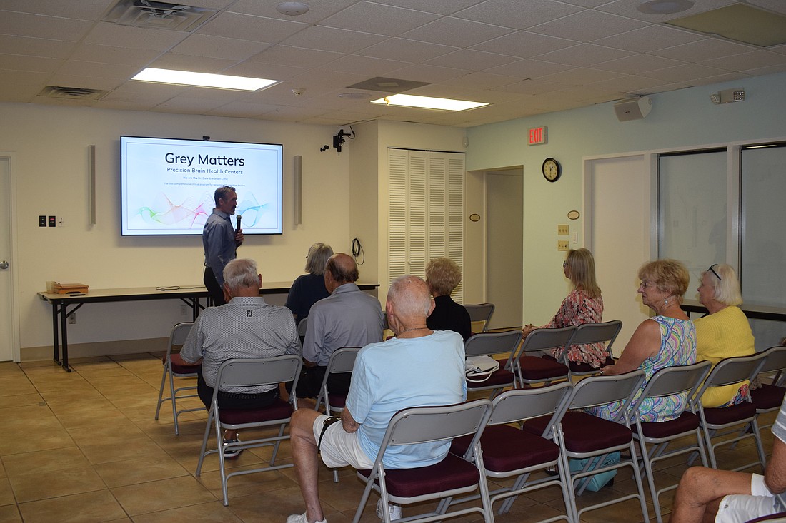 Dr. William Nields presented at St. Armands Key Lutheran Church on July 28.