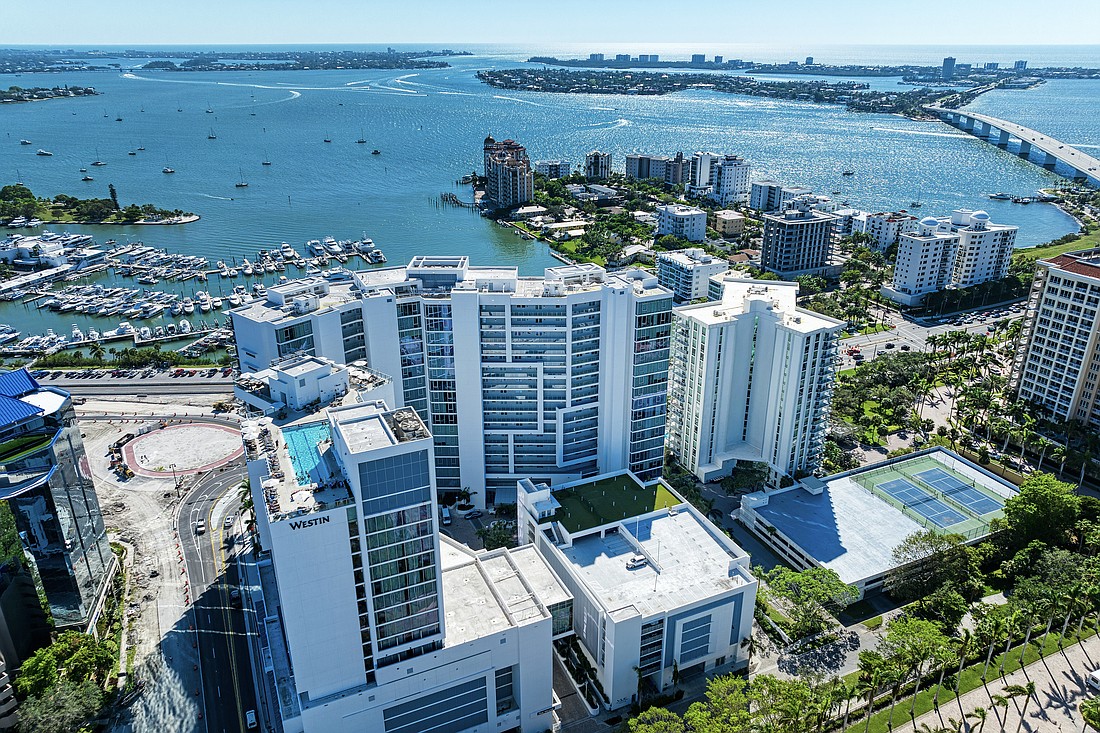 A condominium in VUE Sarasota Bay tops all transactions in this week’s real estate at $2.25 million. Built in 2017, it has two bedrooms, two-and-a-half baths and 1,810 square feet of living area. It sold for $1,129,600 in 2017.
