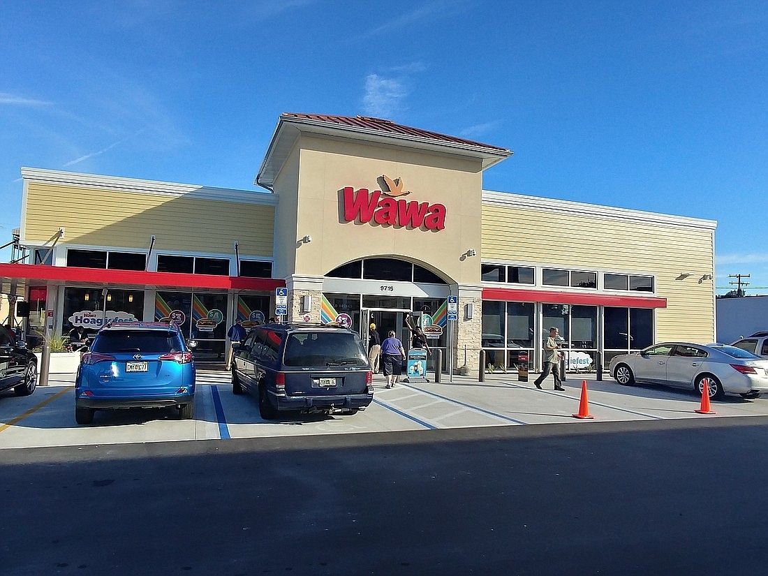 Wawa gas station and convenience store.