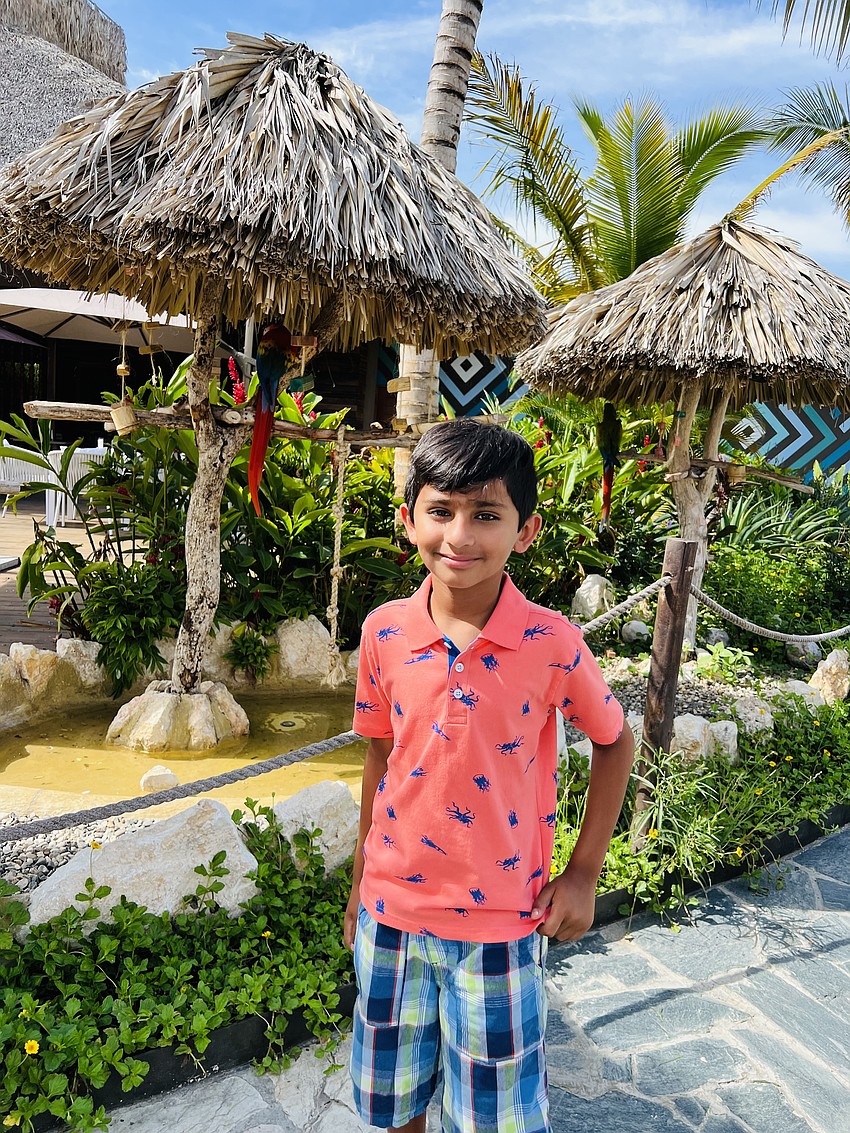 Aarush Patel, a fourth grader at Lakewood Ranch Preparatory Academy, takes in all that La Romana has to offer in the Dominican Republic.