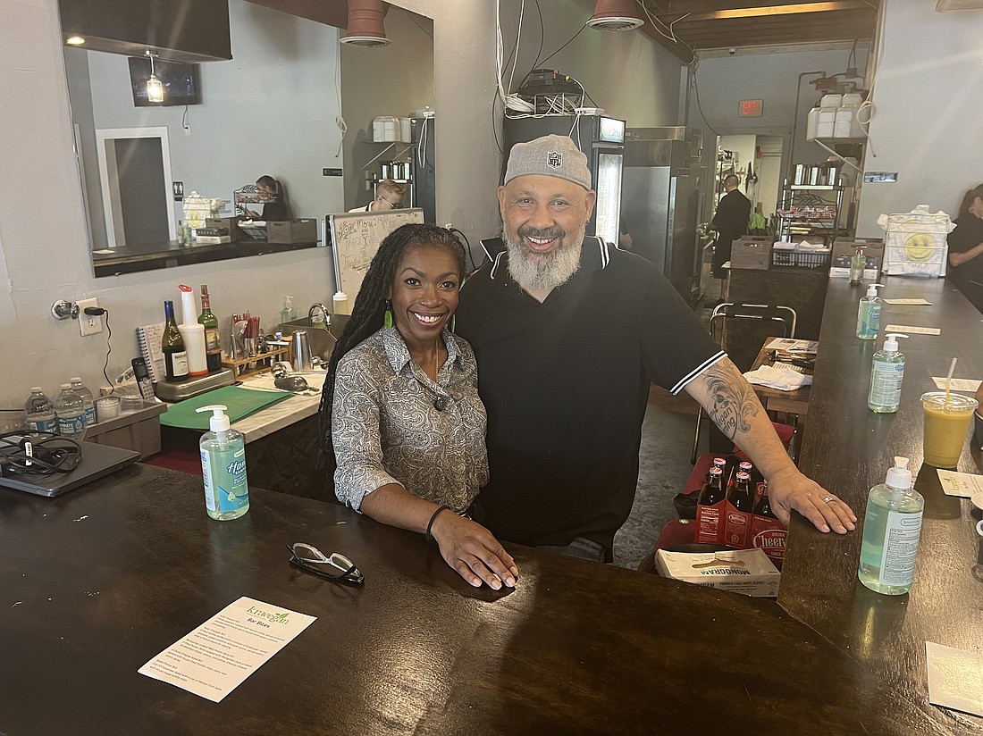 Kravegan owners LaTasha and Llewellyn Kaiser started as a rental kitchen and have advanced to a full sit-down restaurant.