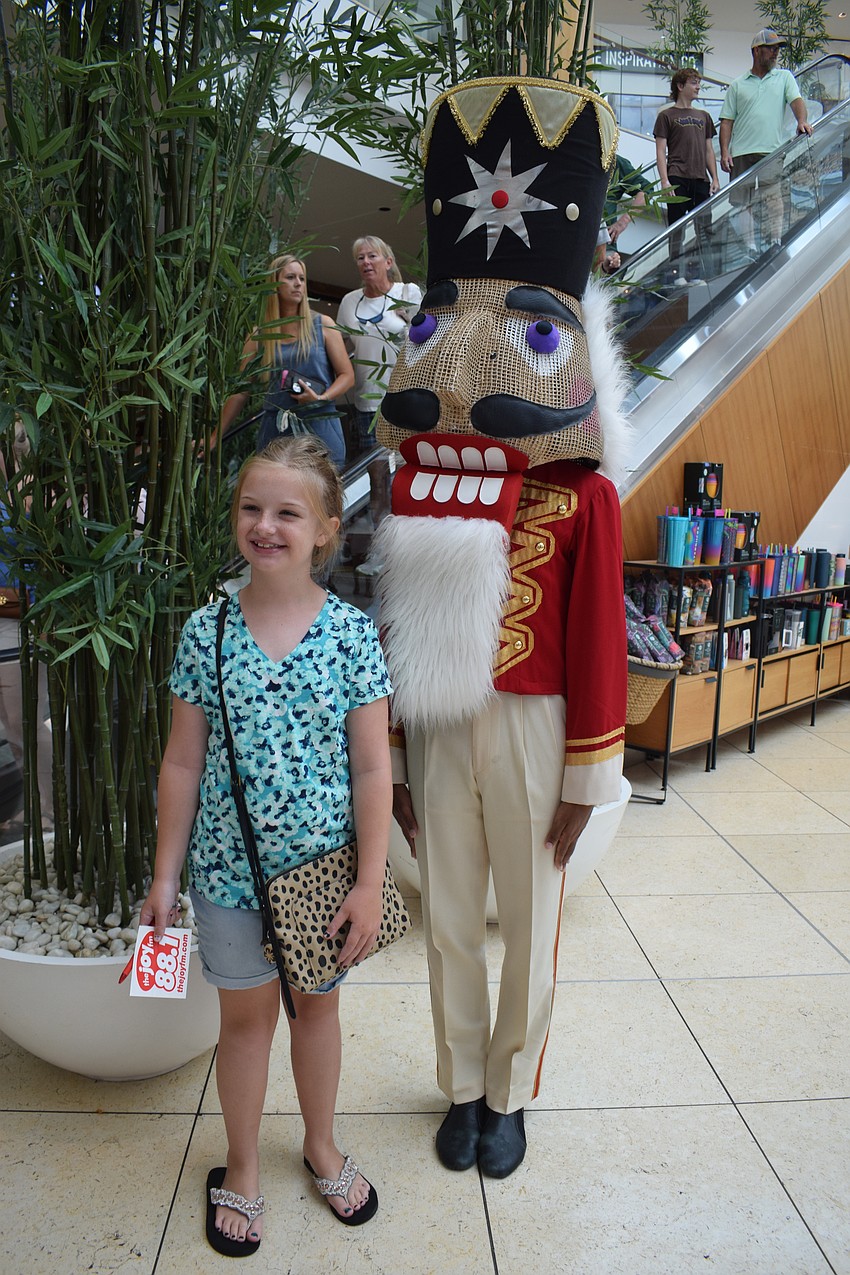 Lakewood Ranch 9-year-old Ella Macklefresh is excited to meet the Nutcracker. She collects nutcrackers.