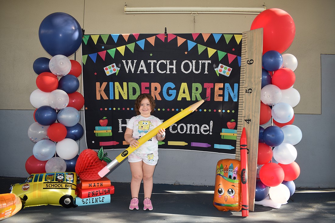 Averleigh Cross can't wait to start kindergarten at Freedom Elementary School. She's looking forward to learning how to read better.