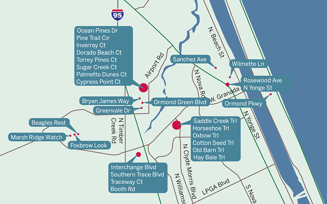 Twenty-nine sections of Ormond Beach streets totaling about 4.12 miles of asphalt will be resurfaced this year.