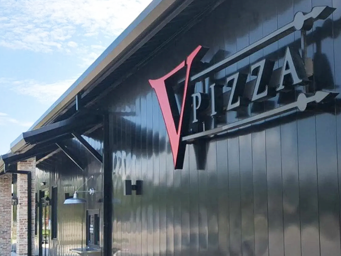 V Pizza + Tap Garden at 4477 U.S. 17 in Fleming Island.