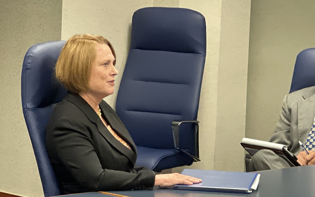 Former City Council member and Fidelity National Title Group National Agency Counsel Randy DeFoor interviews Aug. 8 with the General Counsel Qualification Committee. Mayor Donna Deegan announced Aug. 9 she will nominate DeFoor to be the city's next General Counsel.