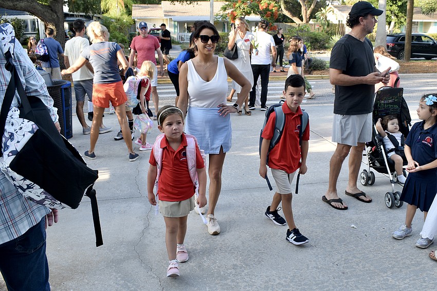 River Morrow, 5, Reann Morrow, and Ridge Morrow, 7