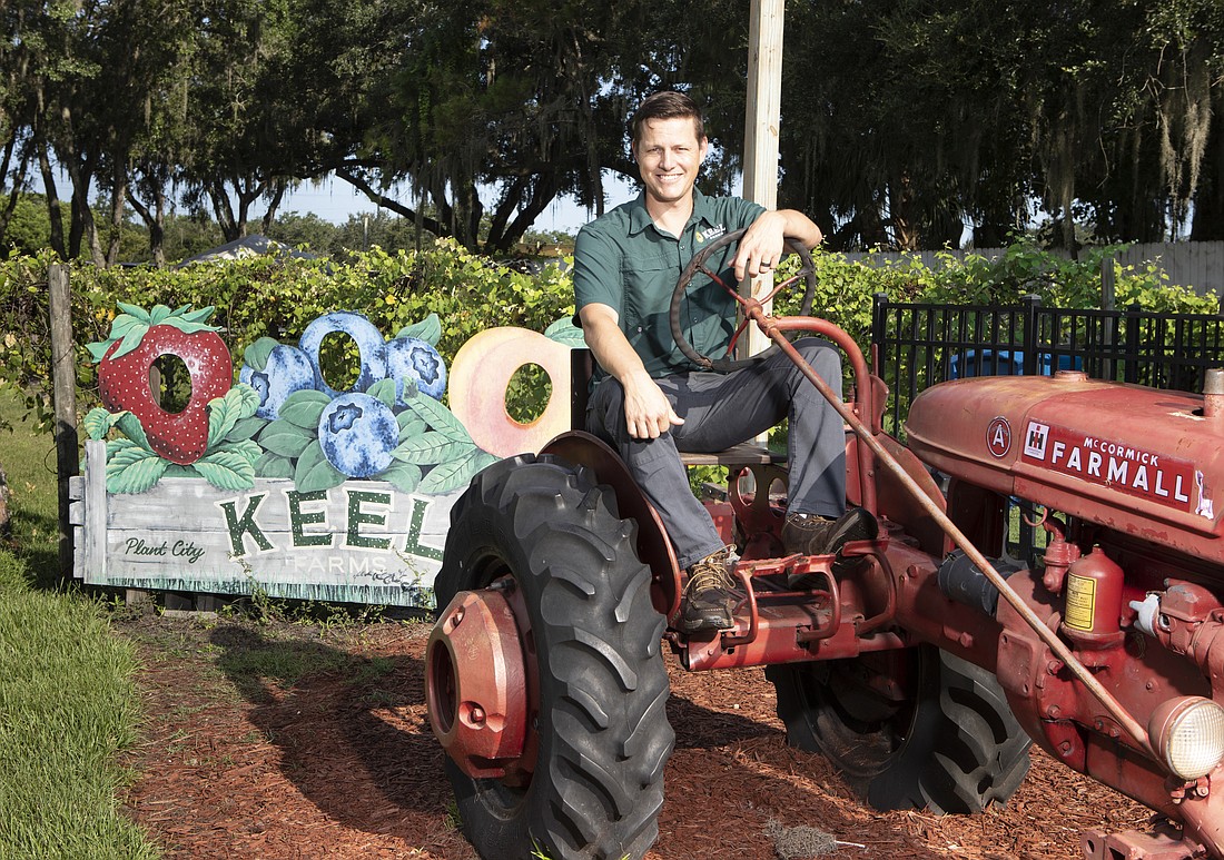 Keel Farms President Clay Keel took over the business from his father, Joe Keel.