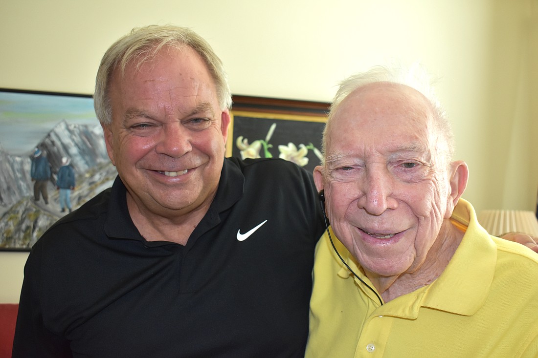Tennis Coach Dickie Herbst and Cornell Professor Emeritus Joe Novak formed a friendship after Herbst read a story about Novak in the East County Observer. Novak died in September.