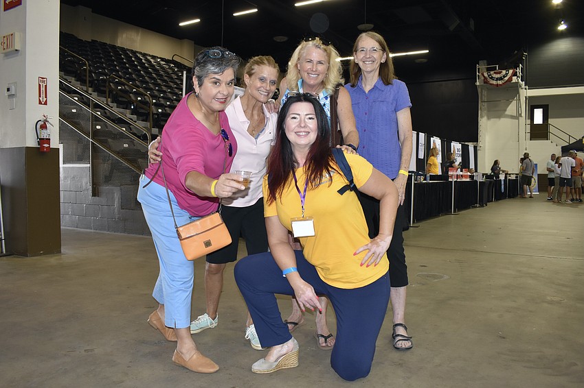 Maria Lyle, Pam Constantino, Aleksandra Dilas, Patti Fige, and Joan Verizzo