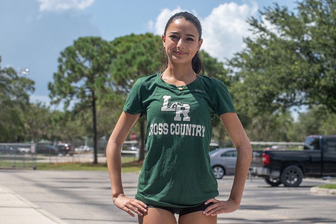 Olivia Spiegel is a junior on the Lakewood Ranch High cross country team.