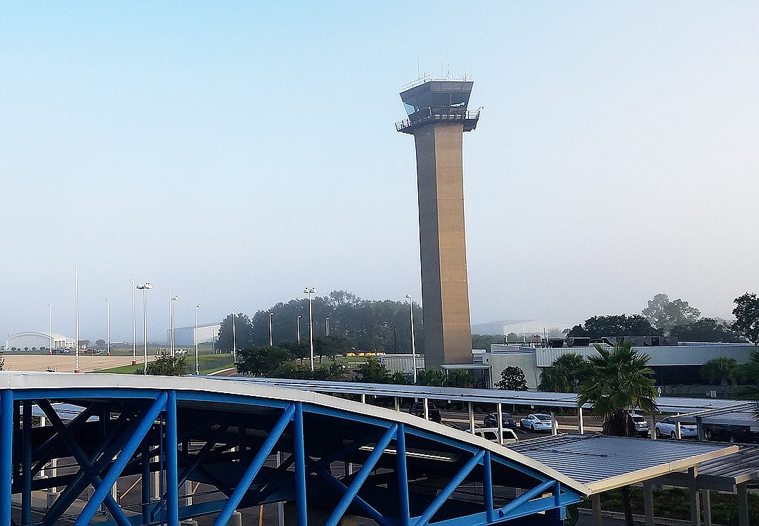 Jacksonville International Airport was considered to be in a blighted area in 1990.