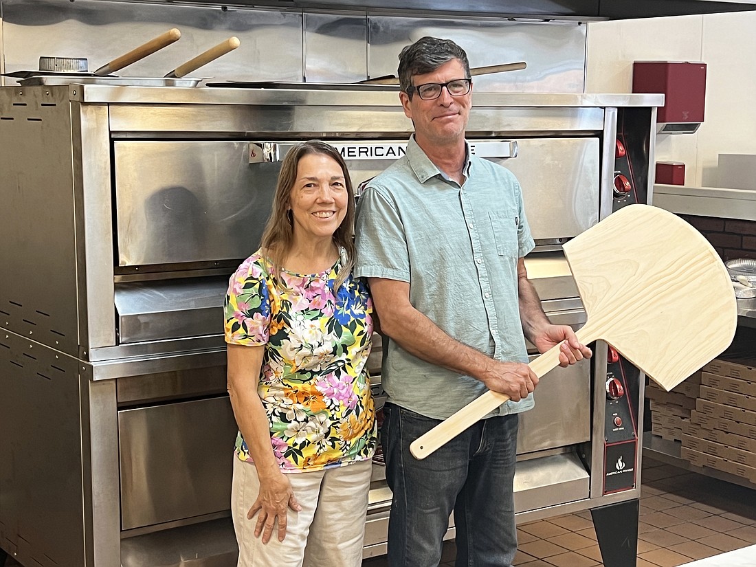 Denise and Steve Cucinella opened Cucinella’s Brick Oven Pizza at 8116 Old Kings Road S. in July.