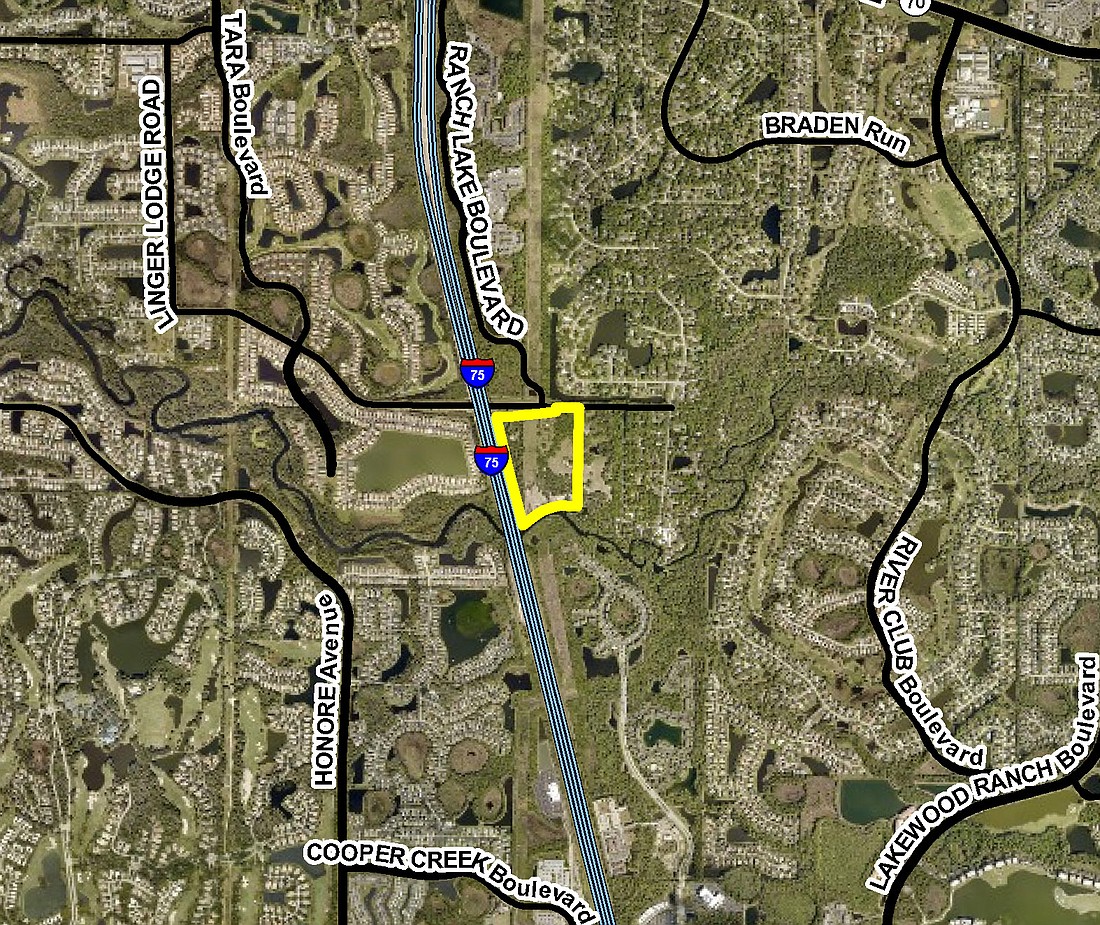 A 34.5-acre D.H. Horton project to build 99 townhomes on Linger Lodge Road will go before the Manatee County Commission on Sept. 7 at the land use meeting. The request is to rezone 17.8 acres.