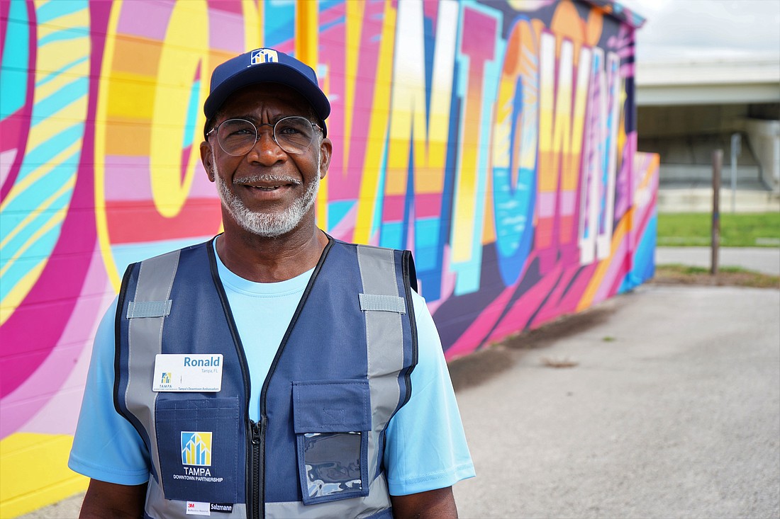 Ronald is an ambassador for the Tampa Downtown Partnership, which is seeking more workers.