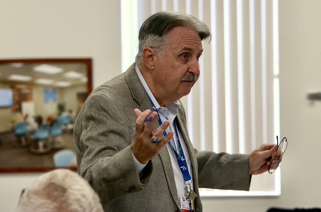 District Intergovernmental Planner William Whitson at the Aug. 24 ILA Oversight Committee meeting. Photo by Sierra Williams