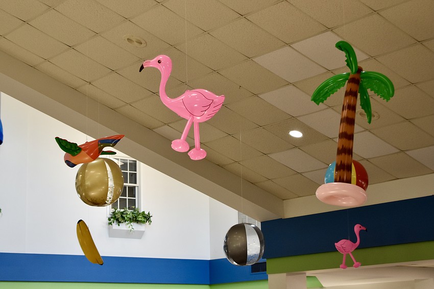 Decorations adorn the Senior Friendship Centers facility.