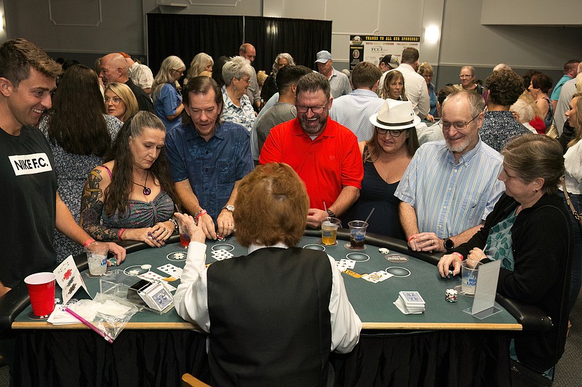 Suncoast Charities for Children's  Casino Night raised $20,000 for the Ron Foxworthy Memorial Children’s Therapy Scholarship Fund.