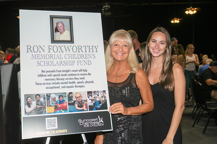 Suncoast Charities for Children Executive Director Lucy Nicandri and Director of Special Events Lisa Baer.