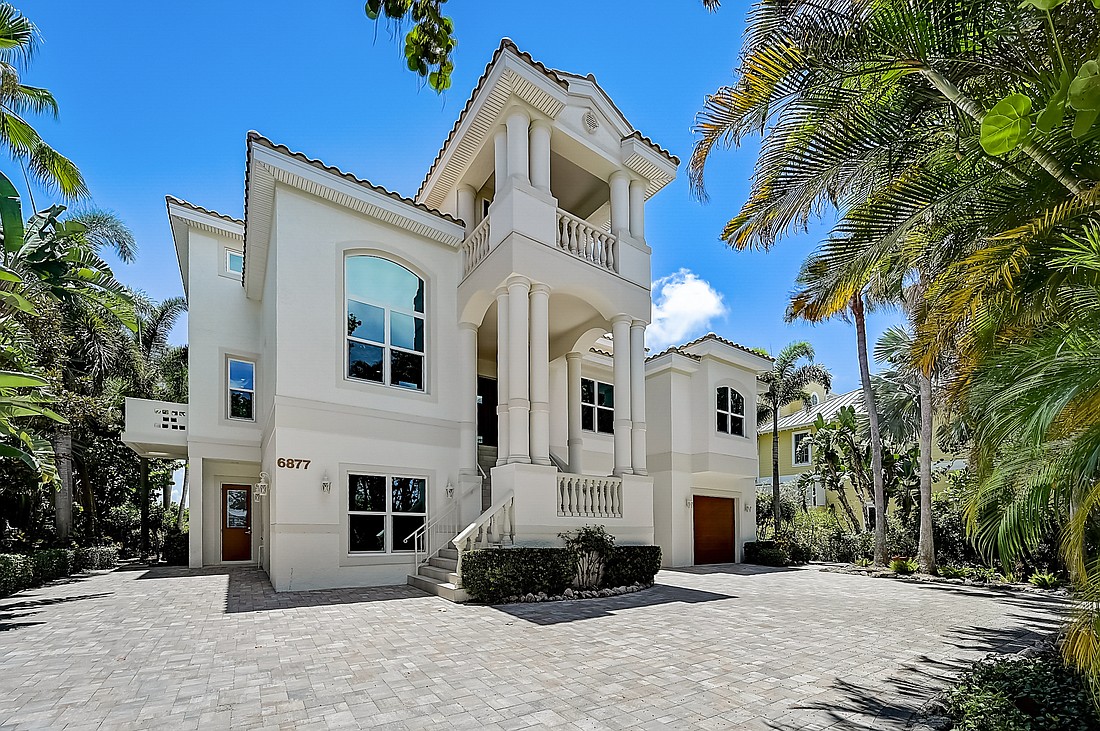Todd Lee Borck, trustee, of Winter Park, sold the home at 6877 Gulf of Mexico Drive to 6877 Gulf of Mexico LLC for $9.45 million.