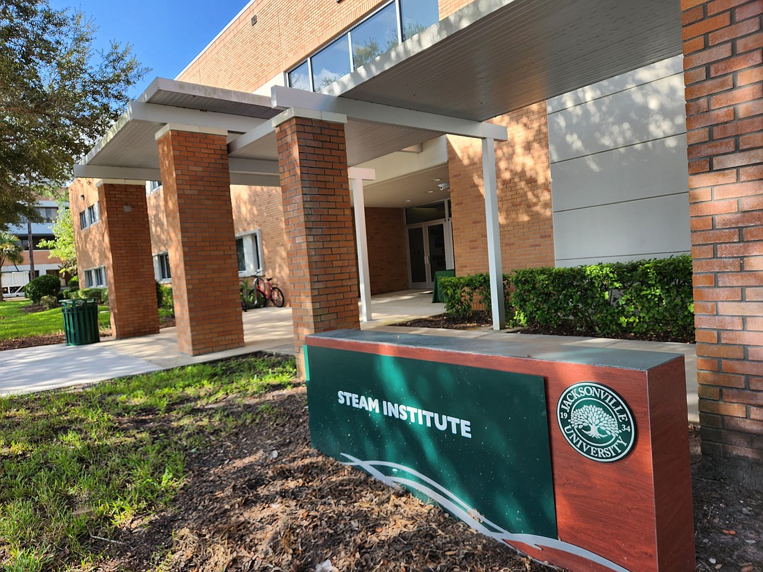 The JU STEAM Institute building at the Jacksonville University campus.