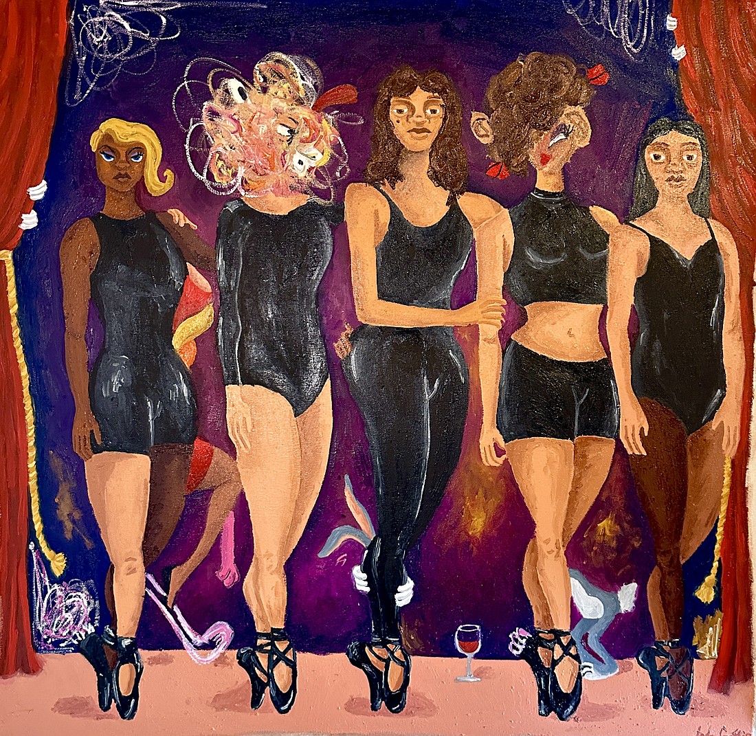 Jade Griffin's "It's Time for the Show" and her other works will be on display at Fogartyville through Oct. 15.