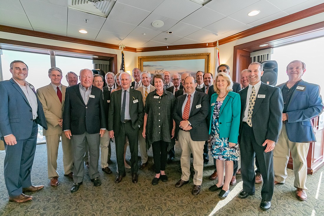 JBA past presidents gathered Aug. 10 at The River Club.