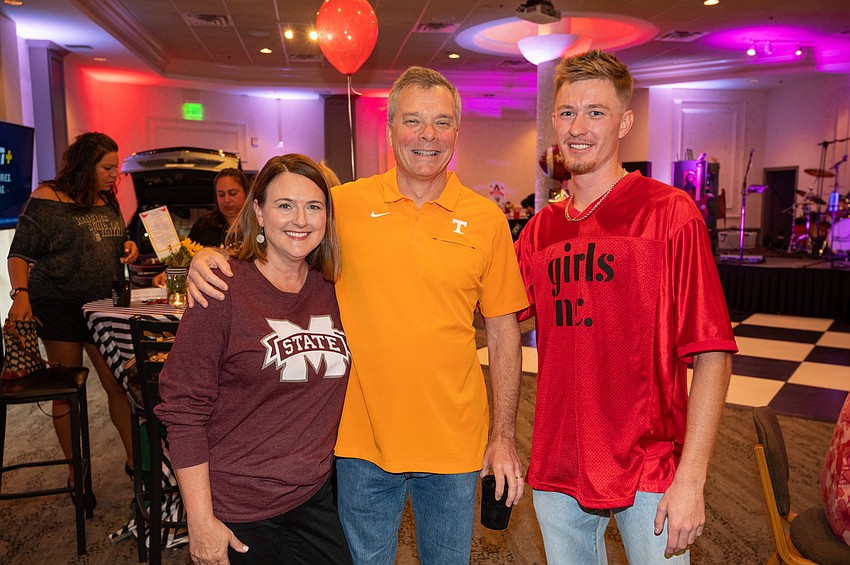 Stacey and Michael Corley and Sam Stringer