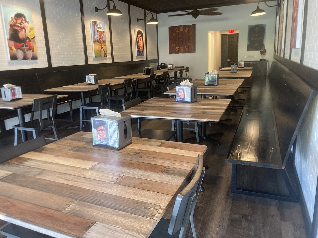 The new dine-in area at El Pollo Colorao Puerto Rican Eatery. Courtesy photo