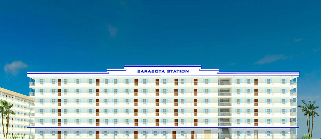 The first phase of Sarasota Station by One Stop Housing on Fruitville Road is planned for 201 units, at least 20% of them priced at or below the range for 80% of the area median income.