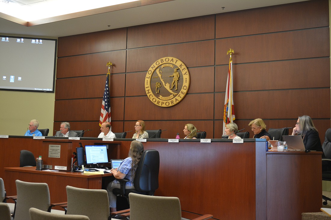 Longboat Key commissioners were all present and ready to kick off the first meeting back on Sept. 11.