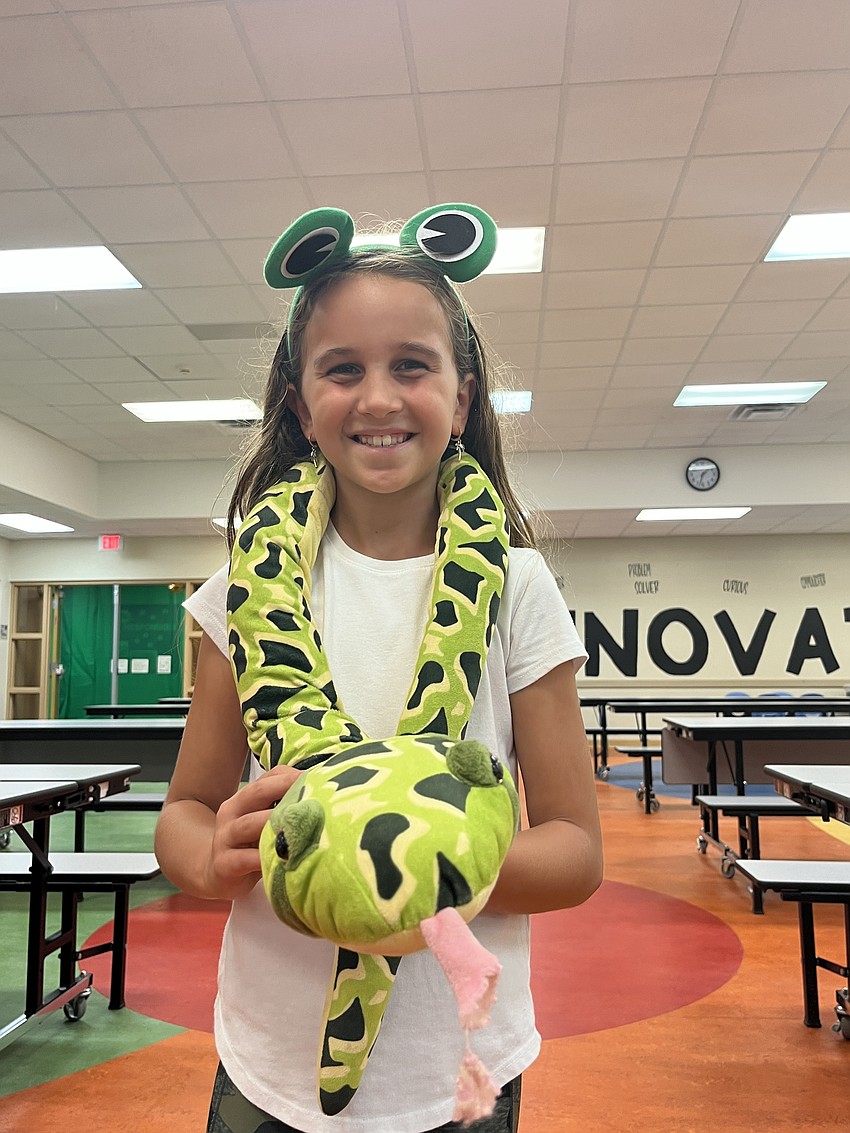 Kyla Kotlarczyk, a third grader, says she liked learning about different animals and habitats in the Everglades.