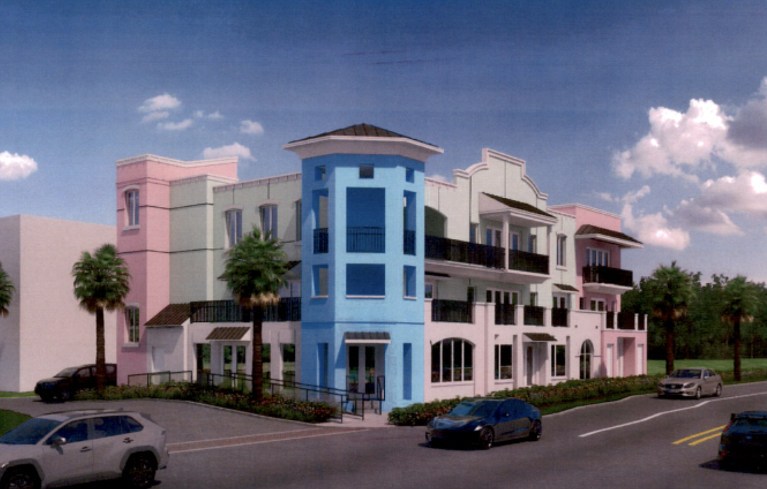 A rendering of the proposed design. Image from Flagler Beach meeting documents