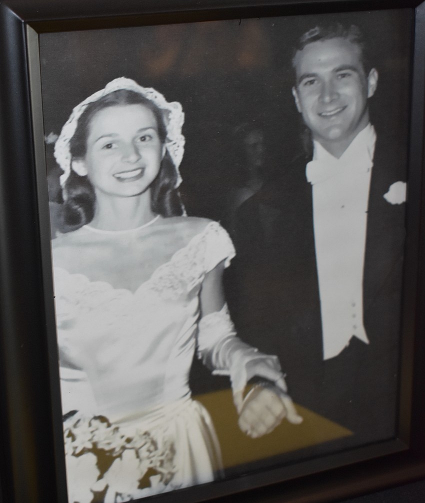 Ann Patterson with her husband David in 1946.
