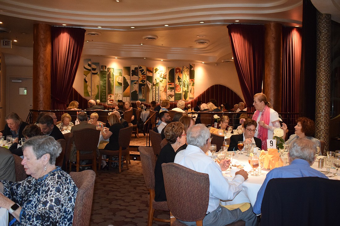 Temple Beth Israel celebrated Rosh Hashanah with a lunch after their service at Michael's On East.