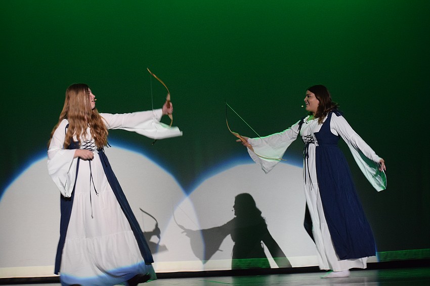 Anya Zemple and Madison Ogline enjoy performing 