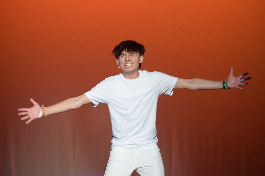 Michael Sandwall captures the goofy, lovable characteristics of Olaf during his performance of 